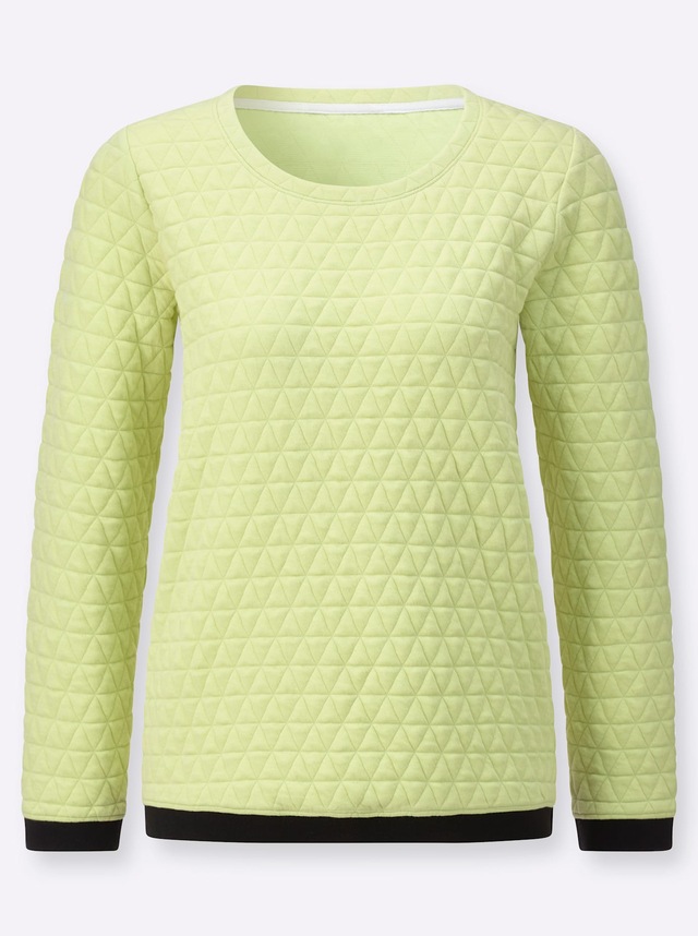 Casual Looks Langarmshirt »Jacquard-Shirt« 1 tlg.