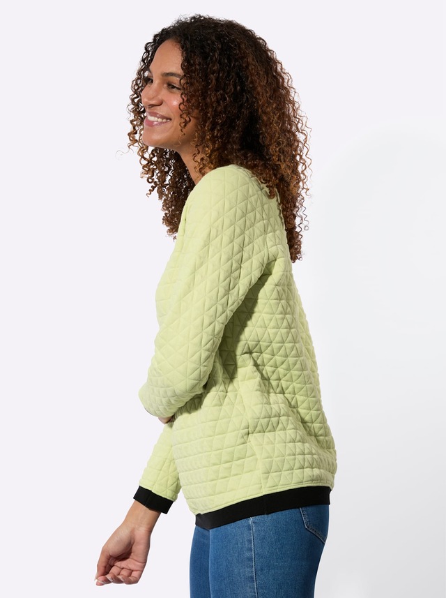 Casual Looks Langarmshirt »Jacquard-Shirt« 1 tlg.
