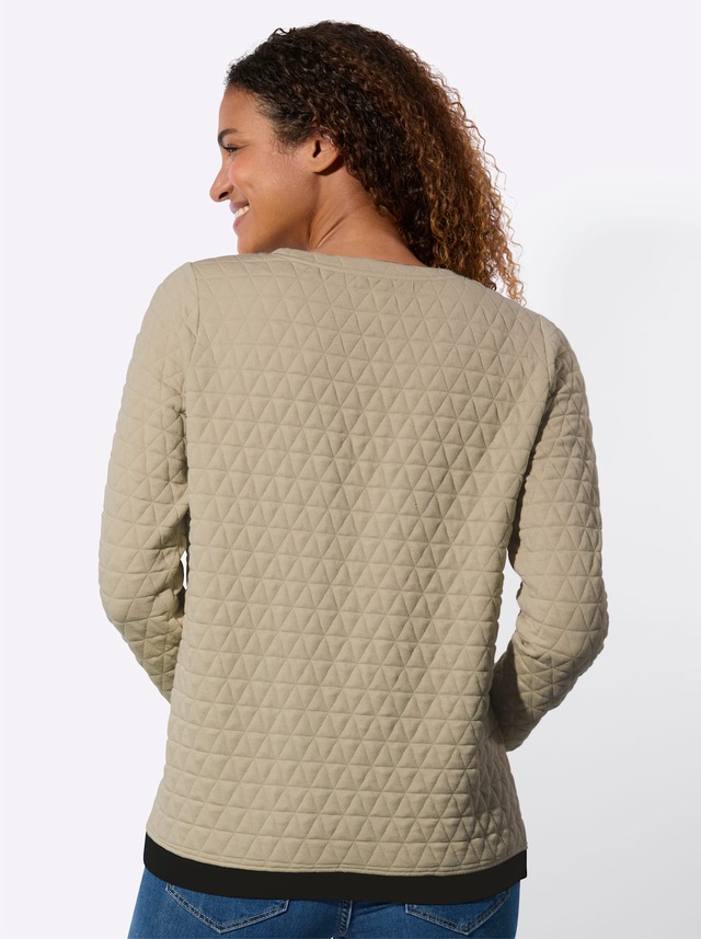 Casual Looks Langarmshirt »Jacquard-Shirt« 1 tlg.