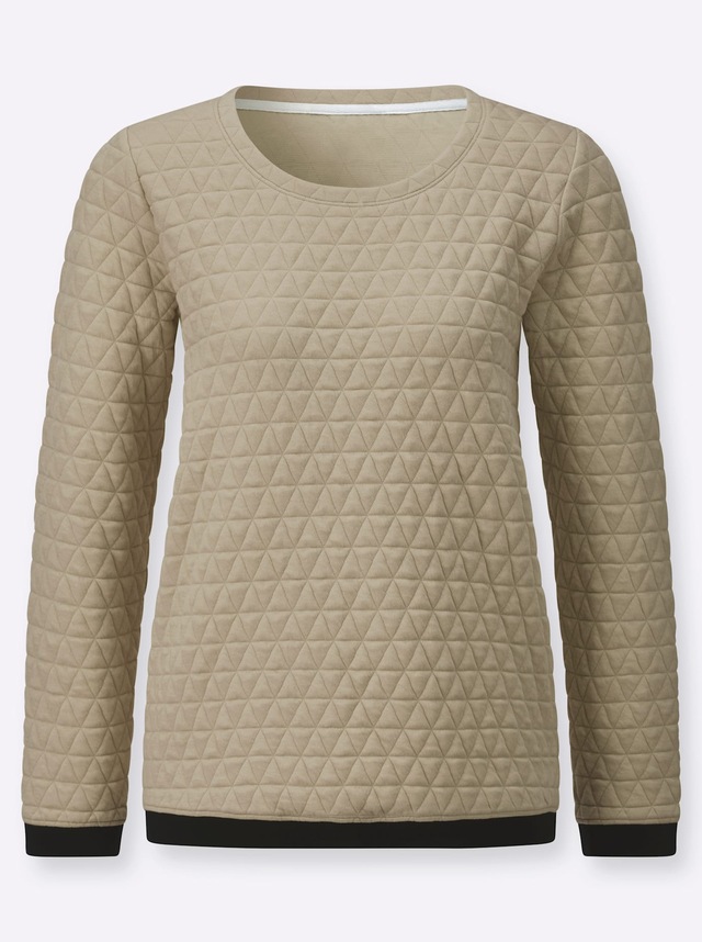 Casual Looks Langarmshirt »Jacquard-Shirt« 1 tlg.