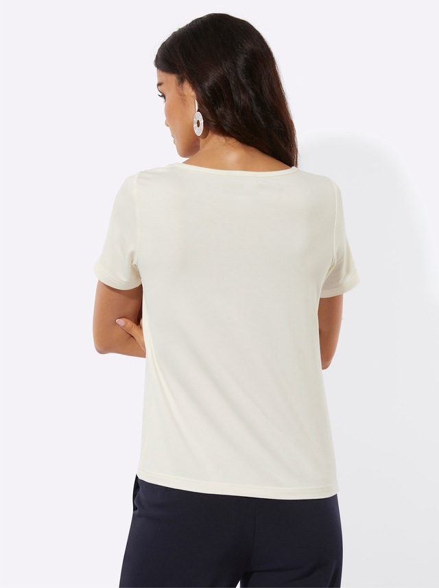creation L Kurzarmshirt »Shirt« 1 tlg.