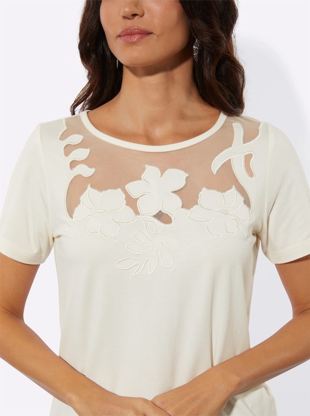 creation L Kurzarmshirt »Shirt« 1 tlg.