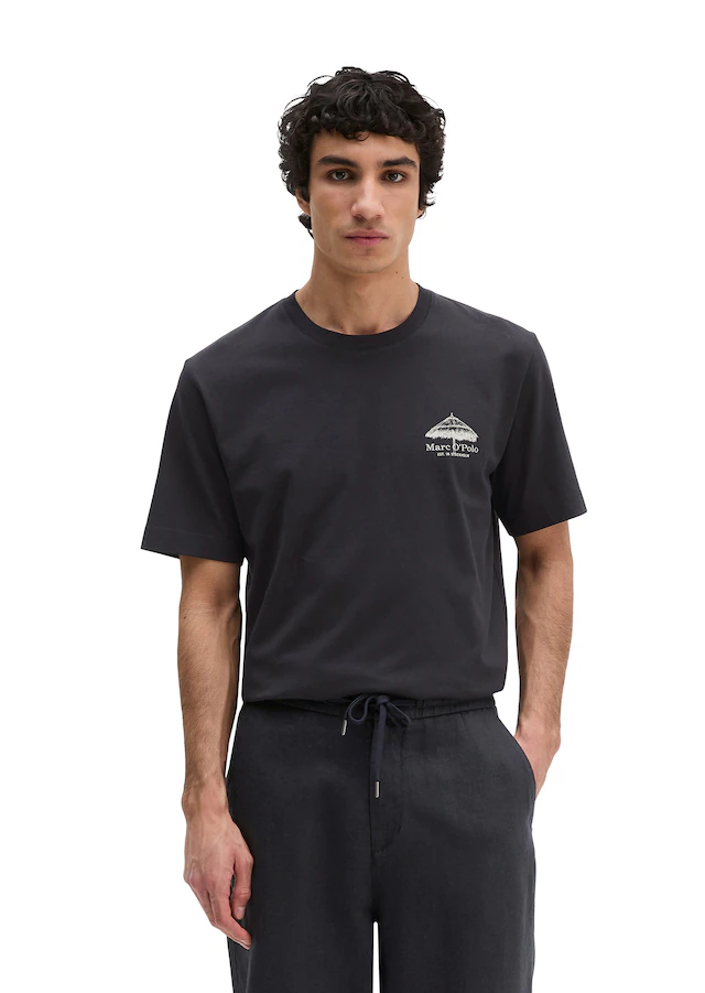Marc O'Polo T-Shirt regular mit sommerlichem Rückenprint