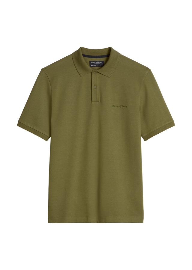 Marc O'Polo Poloshirt Piqué slim aus mittelschwerem Bio-Baumwoll-Viskose-Mix