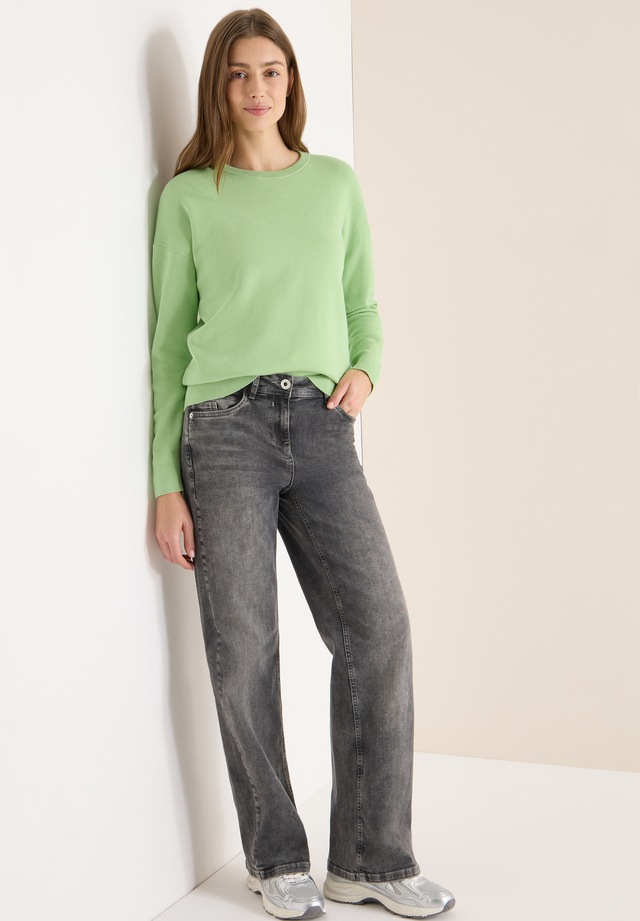 Cecil Strickpullover Sweatshirt mit Rundhals