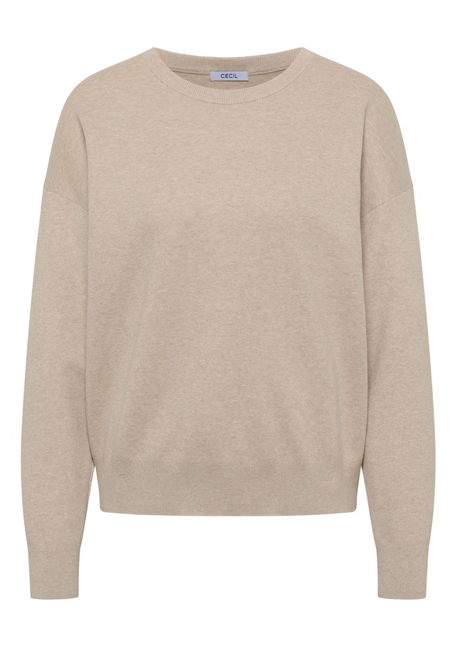 Cecil Strickpullover Sweatshirt mit Rundhals