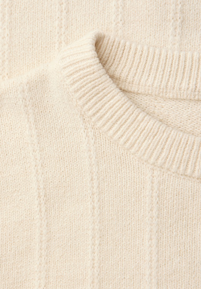 STREET ONE Strickpullover mit Rundhals, strukturiert