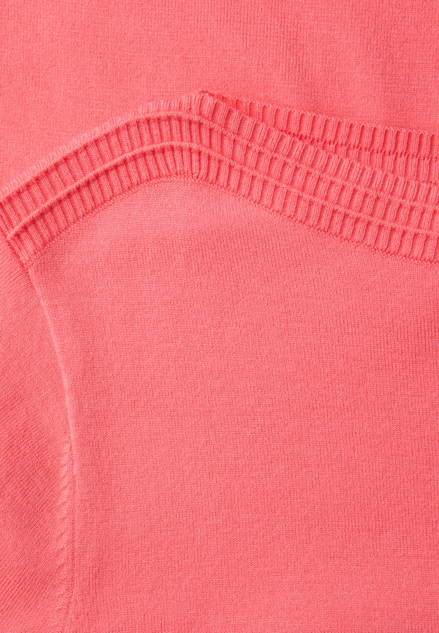 STREET ONE Strickpullover U-Boot-Ausschnitt mit Strukturdetails
