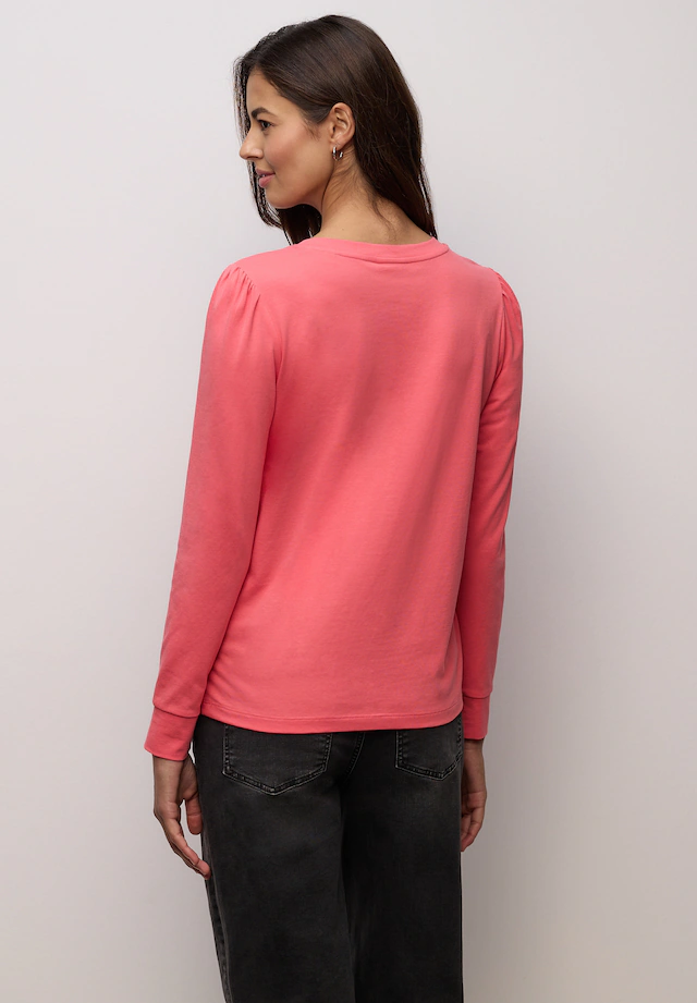 STREET ONE Langarmshirt mit Rundhalsausschnitt
