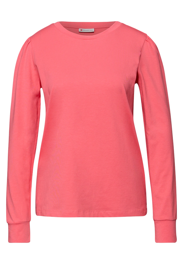 STREET ONE Langarmshirt mit Rundhalsausschnitt