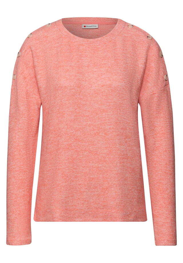 STREET ONE Langarmshirt mit Rundhalsausschnitt