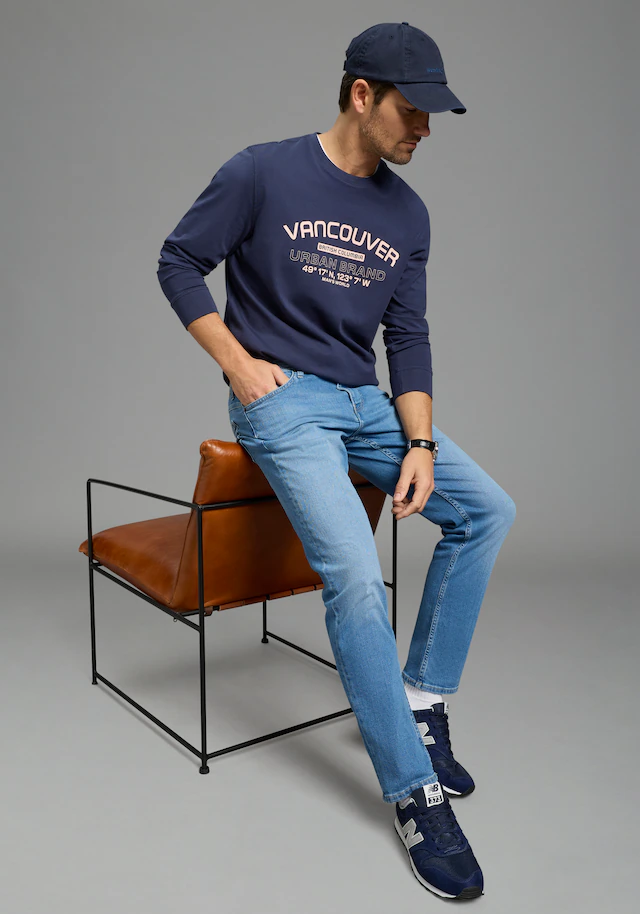 Man's World Langarmshirt »Neue Kollektion!« casual Stil, Langarm, schmale Passform