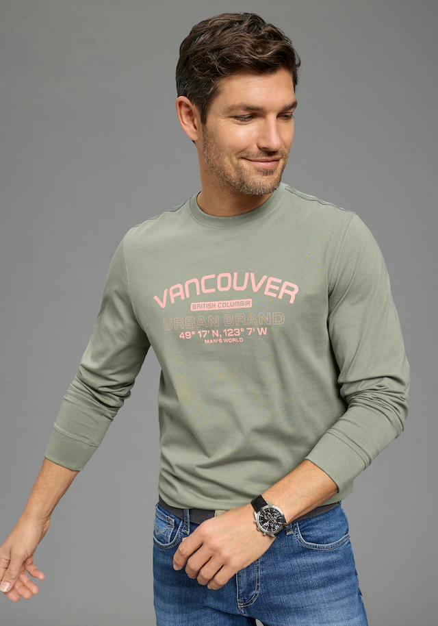 Man's World Langarmshirt »Neue Kollektion!« casual Stil, Langarm, schmale Passform