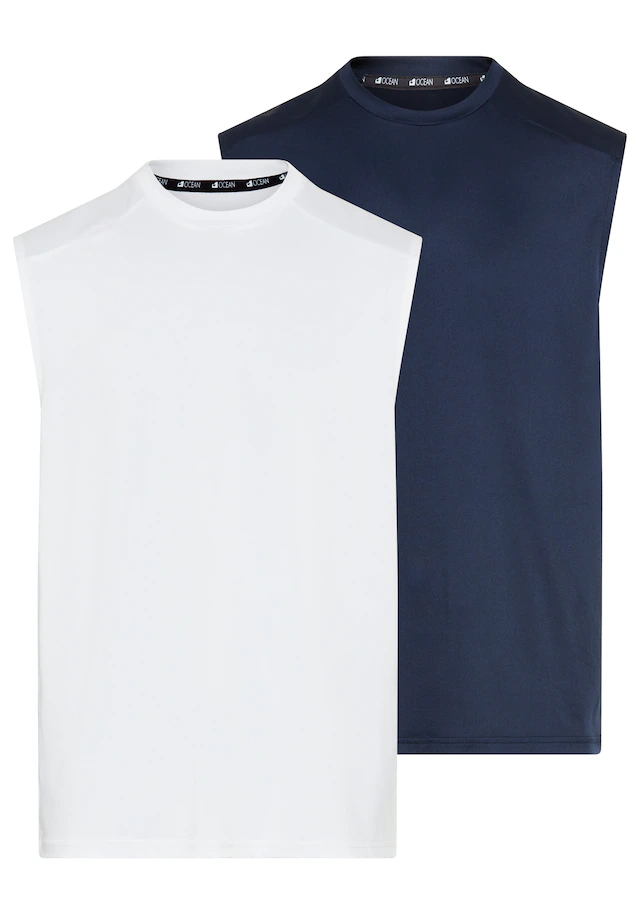 Ocean Sportswear Funktionsshirt »atmungsaktiv, quick-dry« 2er-Pack, Rundhalsausschnitt, unifarben
