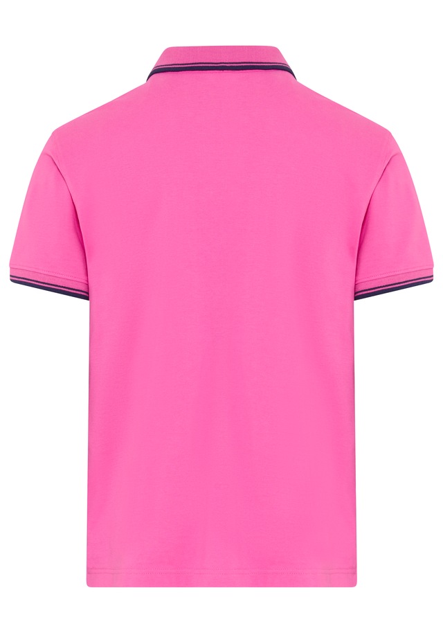 DELMAO Poloshirt »Neue Kollektion!« normale Passform, Kurzarm, mit Stickerei
