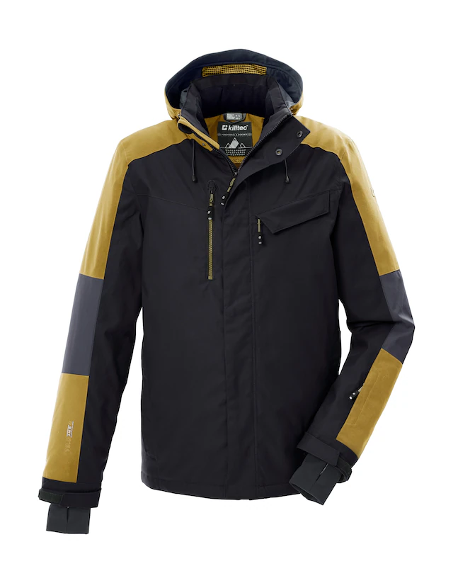 Killtec Skijacke »KSW 257 MN SKI JCKT« Skijacke: Wasserdicht, atmungsaktiv, abnehmbare Kapuze, Schneefang