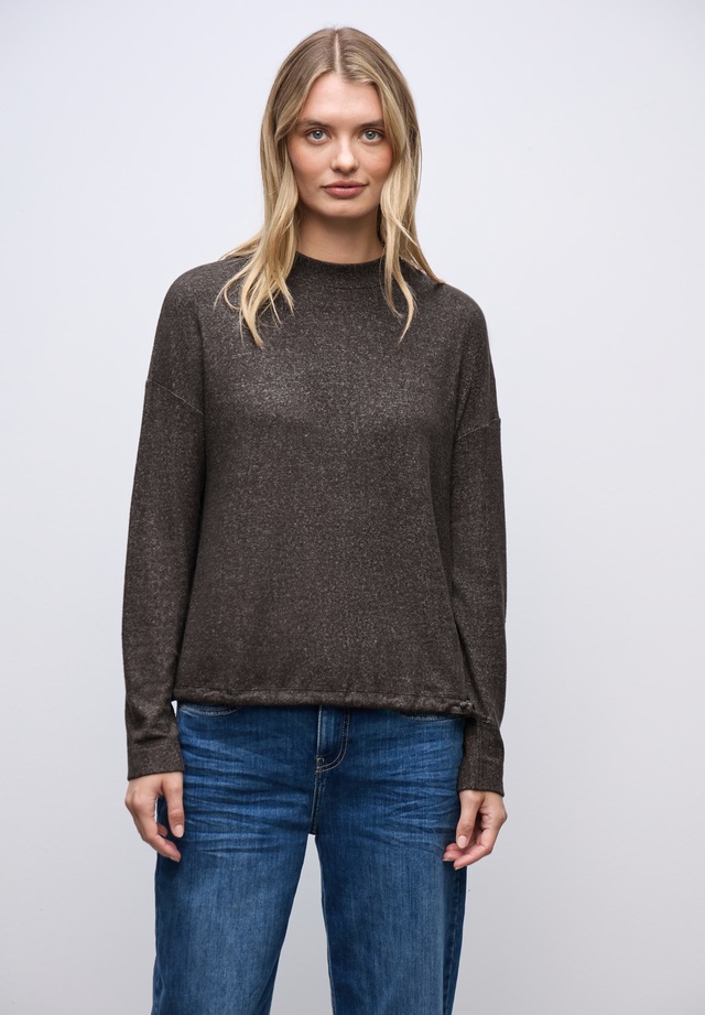 STREET ONE Langarmshirt aus strecthigem Viskosematerial