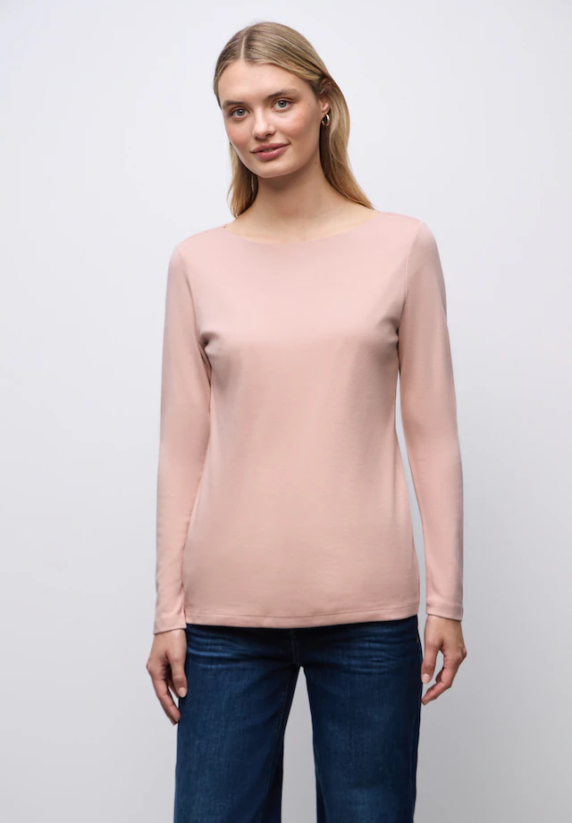 STREET ONE Langarmshirt im soften Baumwoll-Mix