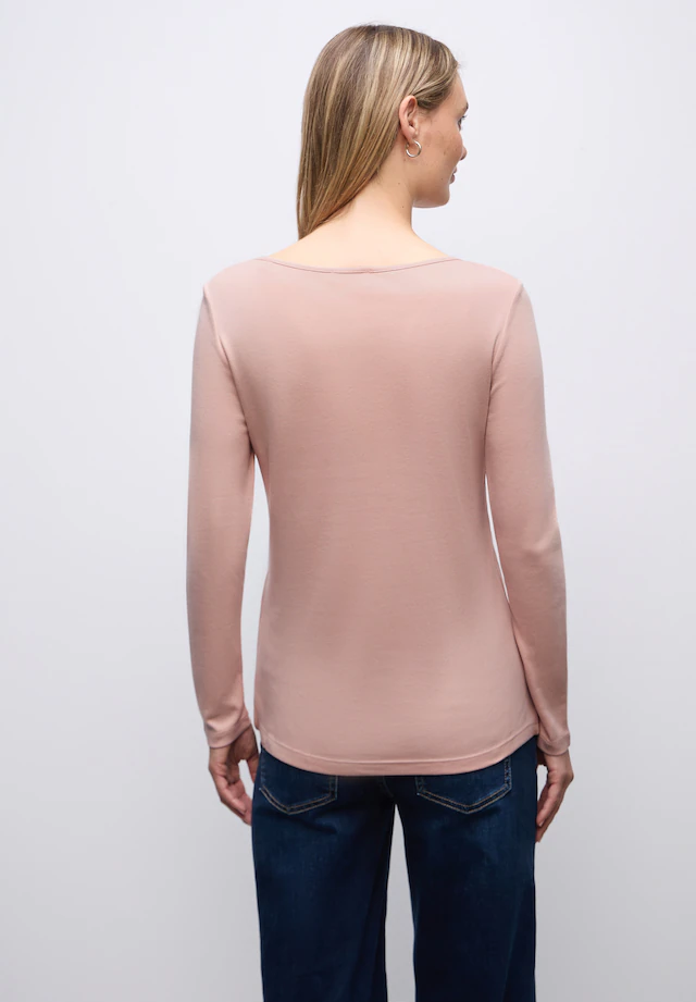 STREET ONE Langarmshirt im soften Baumwoll-Mix