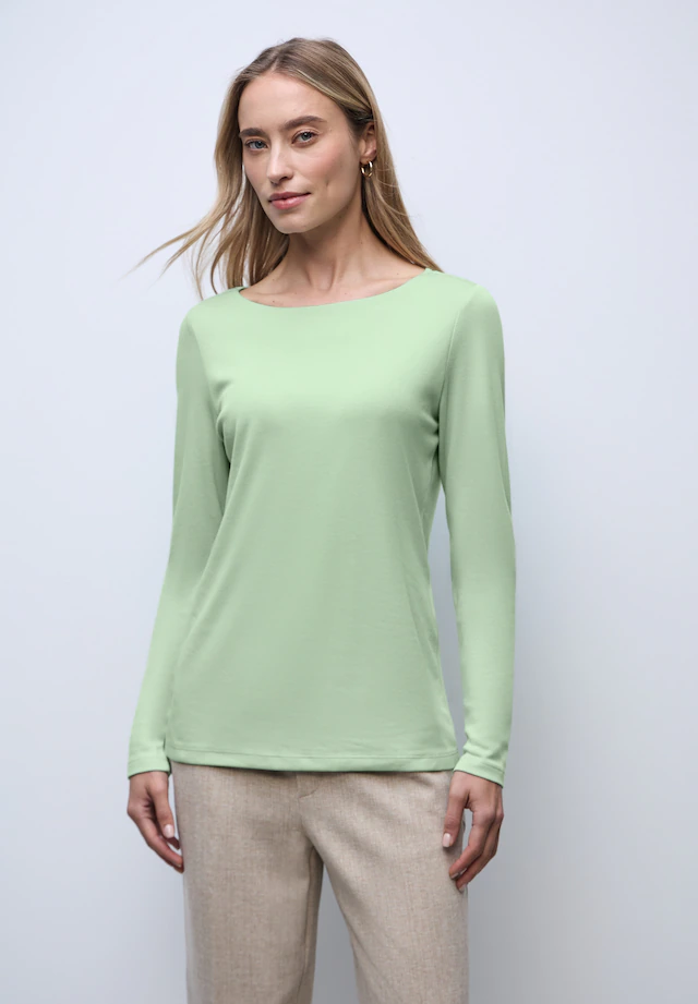 STREET ONE Langarmshirt im soften Baumwoll-Mix