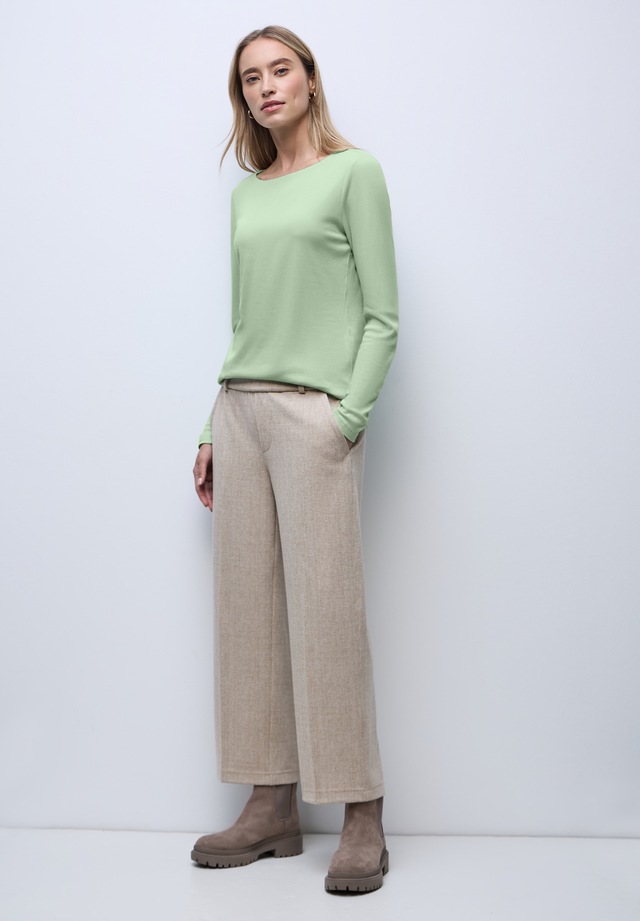 STREET ONE Langarmshirt im soften Baumwoll-Mix