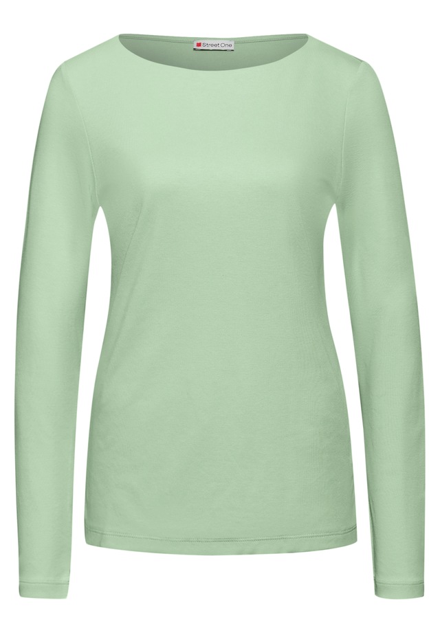 STREET ONE Langarmshirt im soften Baumwoll-Mix