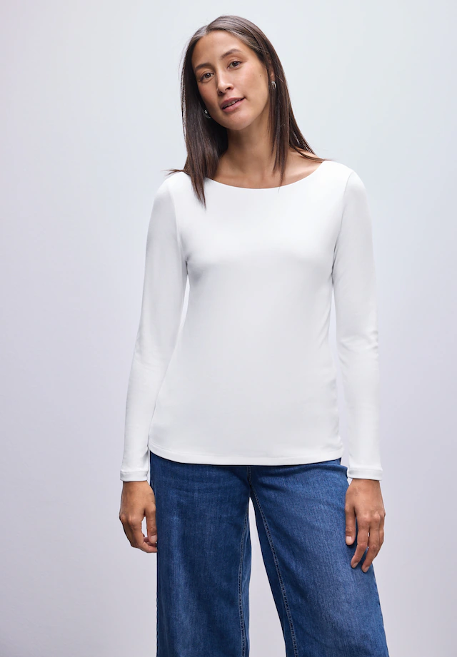STREET ONE Langarmshirt im soften Baumwoll-Mix