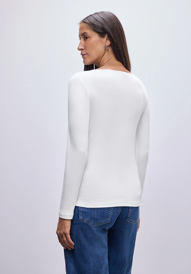 STREET ONE Langarmshirt im soften Baumwoll-Mix