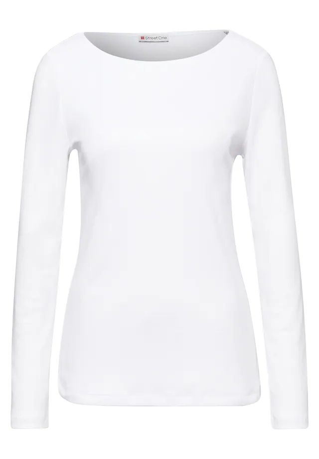 STREET ONE Langarmshirt im soften Baumwoll-Mix