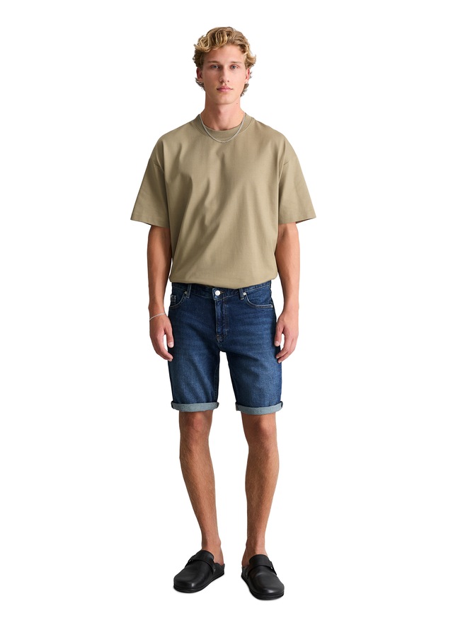Marc O'Polo DENIM Jeansshorts »Model Mats tapered fit aus Bio-Baumwoll-Mix«