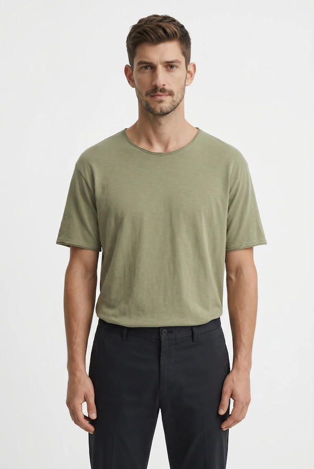 Marc O'Polo DENIM T-Shirt relaxed aus weichem Slub-Jersey
