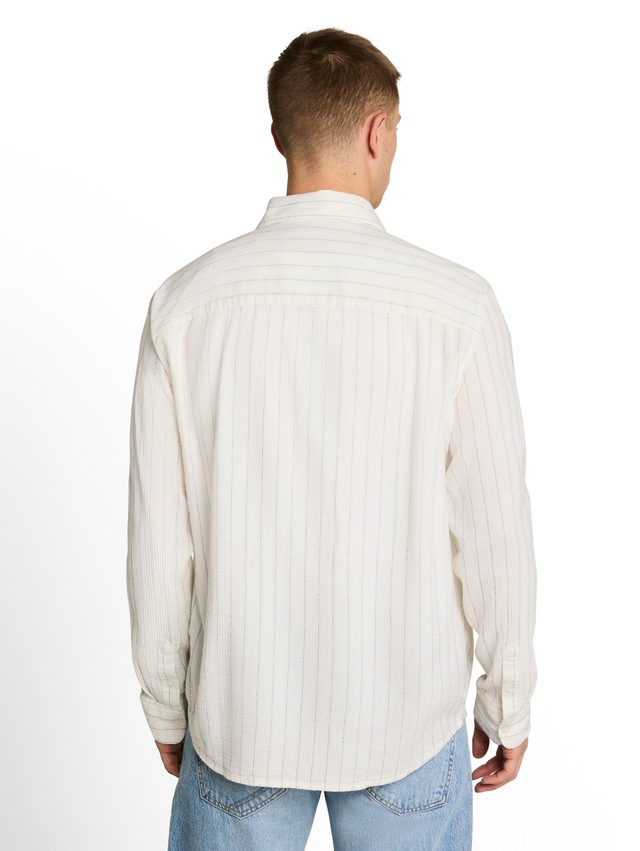 TOM TAILOR Denim Langarmshirt mit Streifen Muster