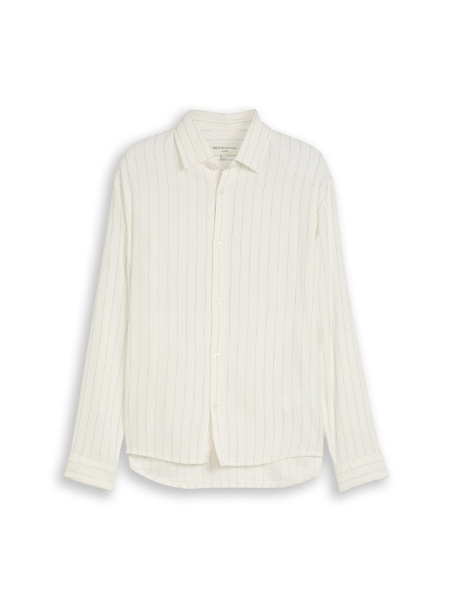 TOM TAILOR Denim Langarmshirt mit Streifen Muster