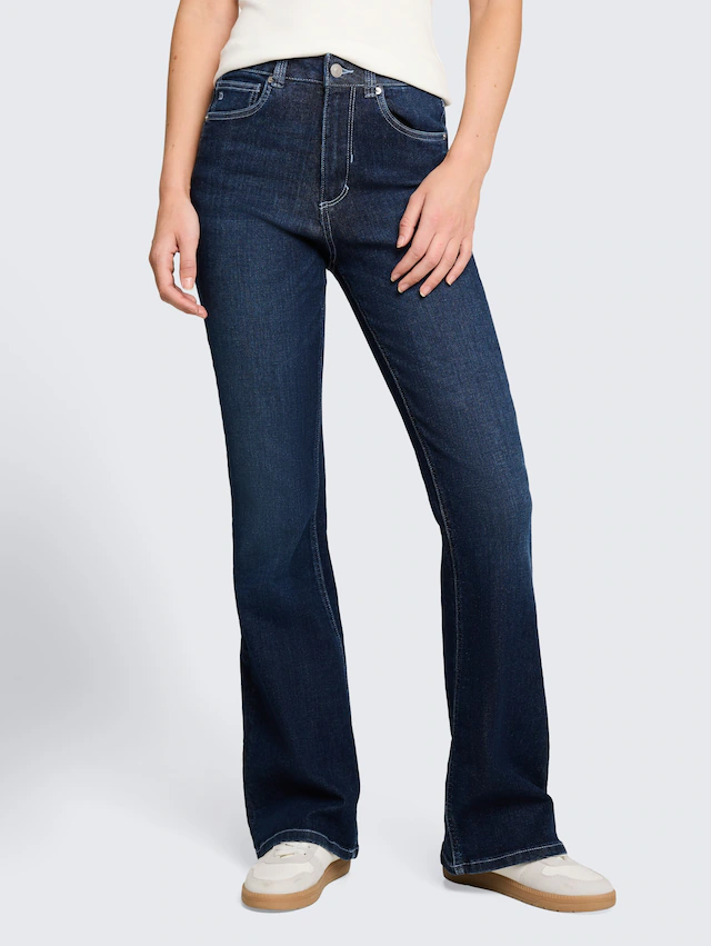 TOM TAILOR Denim 5-Pocket-Jeans »Style Ava Flared« mit Stretch
