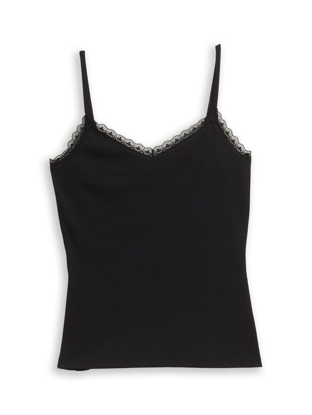 TOM TAILOR Denim Spaghettitop Sommertop mit Spitze