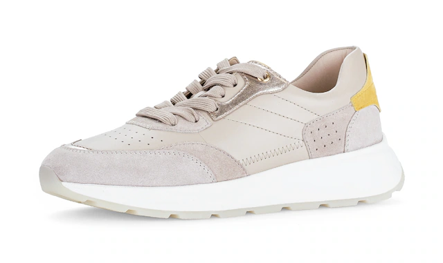 Gabor Keilsneaker , Freizeitschuh, Halbschuh, Schnürschuh mit Kontrastbesätzen