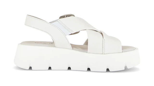Gabor Keilsandalette , Plateau, Sommerschuh, Riemchensandale mit Kreuzbandage