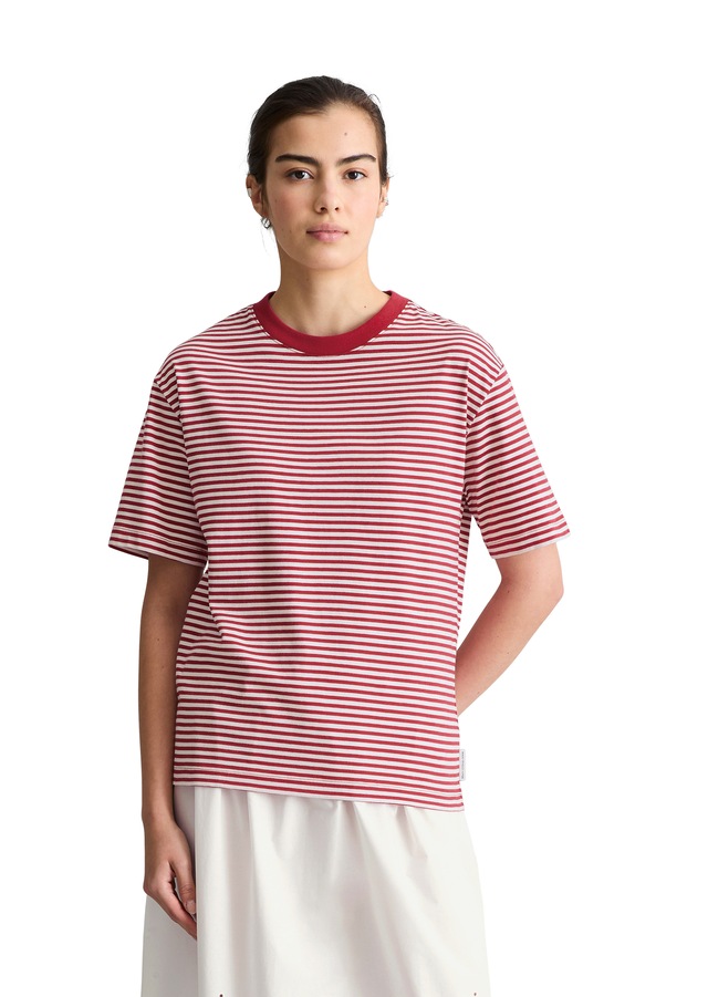 Marc O'Polo DENIM T-Shirt Streifen-T-Shirt regular aus Organic Cotton
