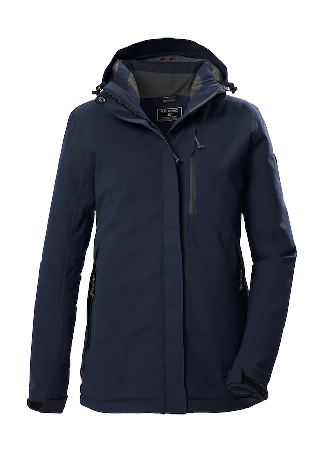 Killtec Funktionsjacke »KOW 219 WMN JCKT« Atmungsaktive, wind- und wasserdichte Damenjacke, abnehmbare Kapuze