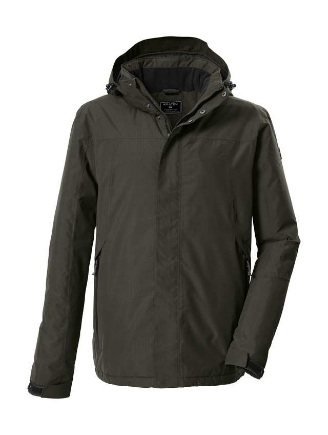 Killtec Funktionsjacke »KOW 1 MN JCKT« Wind- und wasserdichte Herrenjacke, atmungsaktiv, abnehmbare Kapuze