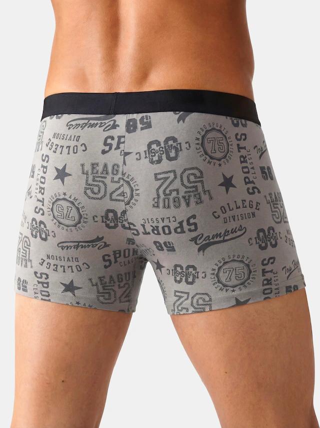 John Devin Boxer »Boxershorts für Herren« Packung, 3 Stk. aus weichem Jersey-Material, 3er-Pack, teils lustig bedruckt