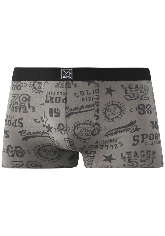 John Devin Boxer »Boxershorts für Herren« Packung, 3 Stk. aus weichem Jersey-Material, 3er-Pack, teils lustig bedruckt