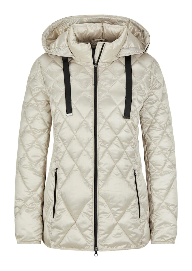 GOLDNER Kurzjacke »Kurzgröße Winterjacke mit Metallic-Glanz« Besonderer Diamant-Stepp