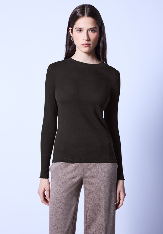 STREET ONE STUDIO Langarmshirt Rundhalsausschnitt