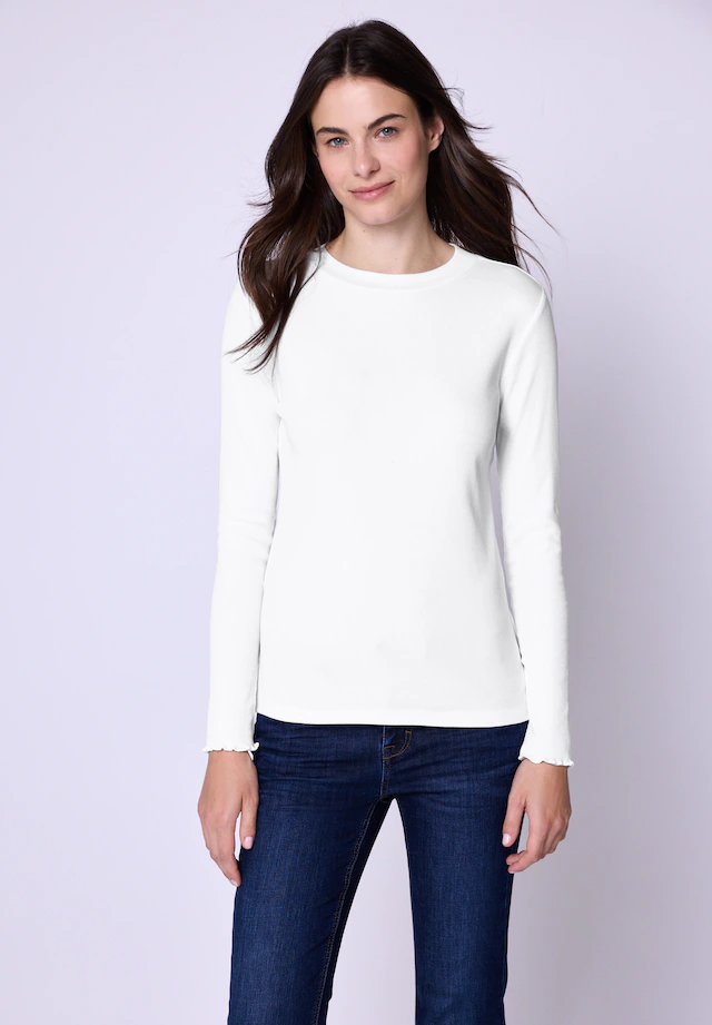 STREET ONE STUDIO Langarmshirt Rundhalsausschnitt