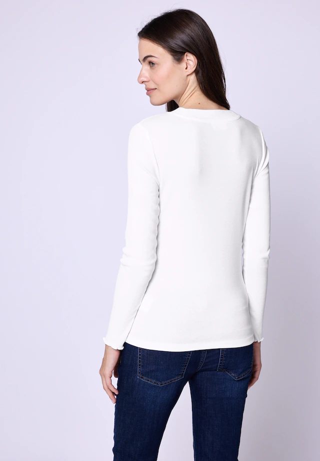 STREET ONE STUDIO Langarmshirt Rundhalsausschnitt