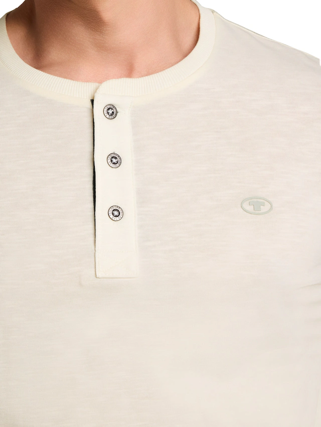 TOM TAILOR Langarmshirt mit Knopfleiste