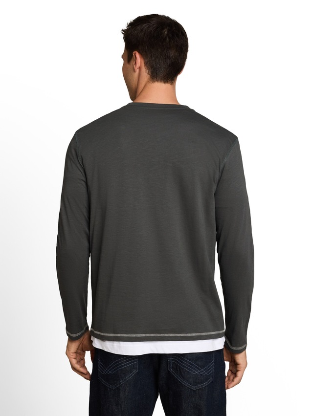 TOM TAILOR Langarmshirt mit Knopfleiste