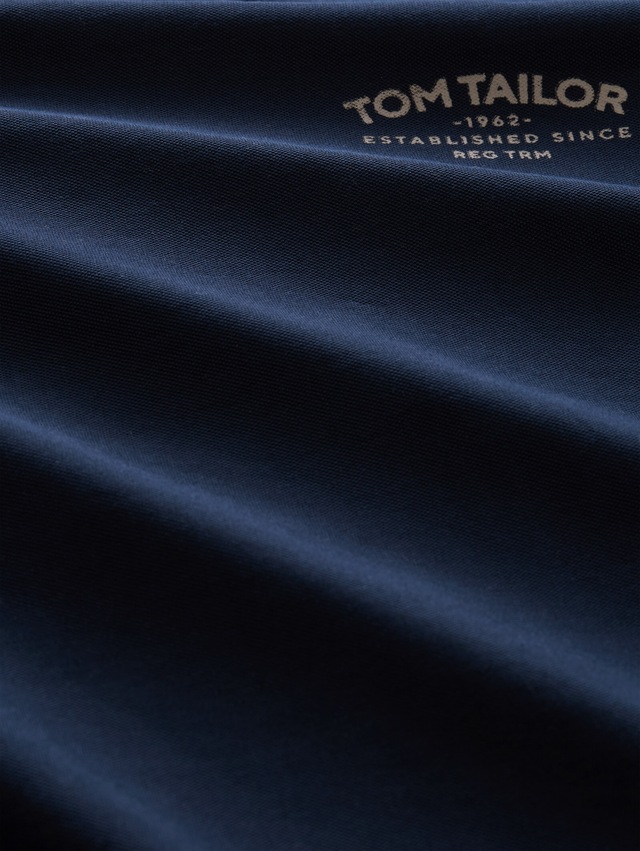 TOM TAILOR Kurzarmshirt Sommershirt mit Print und Stickerei