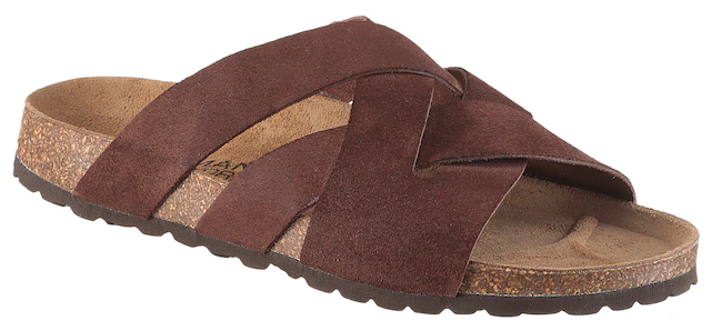 Man's World Pantolette Schlappen, Sommerschuh, Hausschuh mit vorgeformtem Fußbett